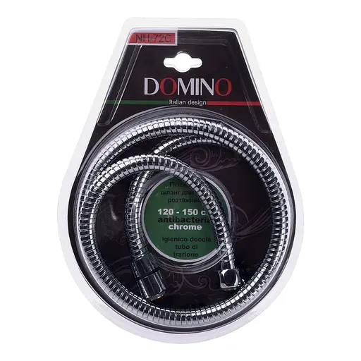 Шланг для душа Domino NH-72C-120-150, Хром - фото 1