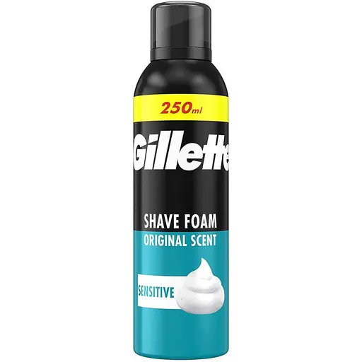 Піна для гоління Gillette Classic Sensitive Для чутливої шкіри 250 мл  - фото 1