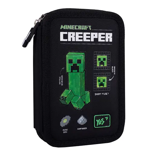Школьный пенал твердый двойной Yes Minecraft World HP-01 - фото 2
