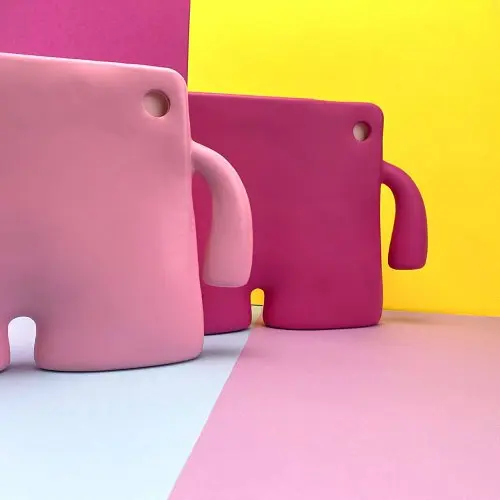 Чохол протиударний із ручками для TAB E9.6 T560 жовтий - фото 5