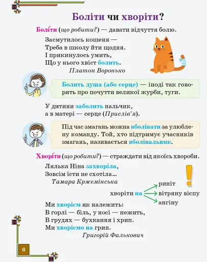 Ілюстрований довідничок з української мови за новим правописом. 1–4 класи - фото 7