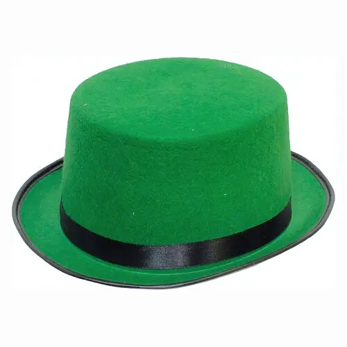 Капелюх Циліндр невисокий зелений - фото 1