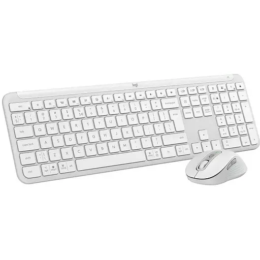 Комплект (клавиатура, мышь) беспроводной Logitech Signature Slim Combo MK950 OffWhite (920-012491)