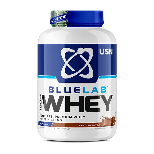 Протеїн сироватковий змішаний USN Blue Lab 100% Whey шоколад, 2 кг
