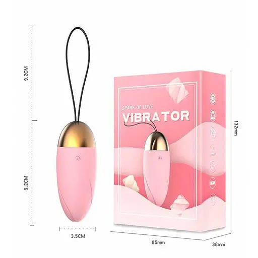 Виброяйцо с 10 режимами вибрации 8,5 см Розовый K000933 - фото 2