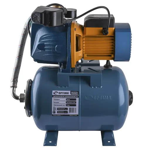 Насосна станція Optima JET100 PRIME-24 бак 1,1кВт на гребінці (23275) - фото 1