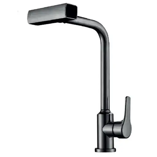 Змішувач для кухні з висувним виливом Champion MOZ-014 4 режими graphite CH6517 Графит - фото 1