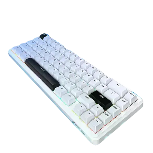 Клавиатура Attack Shark X65 HE RGB White - фото 2