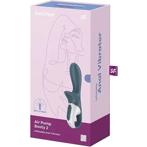 Анальный вибратор Satisfyer Air Pump Booty 2 - фото 5