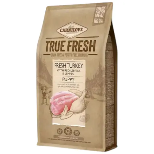 Корм сухий для цуценят Carnilove True Fresh Turkey Puppy з індичкою, 1,4 кг - фото 1
