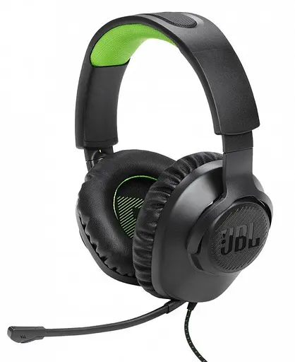 Игровая гарнитура JBL Quantum 100X (JBLQ100XBLKGRN) - фото 1