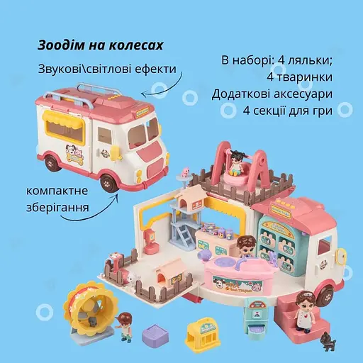 Игровой набор Otamanko Зоодом на колесах - фото 5