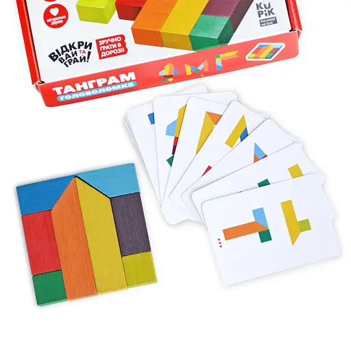 Деревянная головоломка "Танграм 8" Igroteco 900446, 8 элементов - фото 7