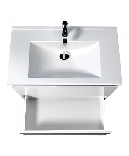 Тумба Мойдодир Палермо 80-U в ванну з умивальником SU-80 Білий - фото 6