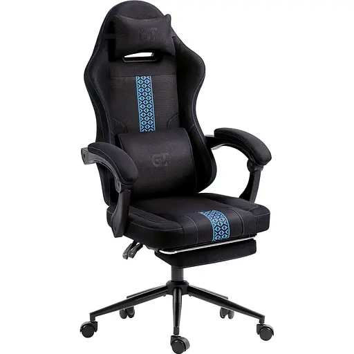 Геймерське крісло GT Racer X-2331 Fabric Black/Blue - фото 3