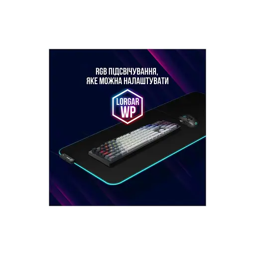 Клавіатура Lorgar Azar 514 RGB USB UA Black (LRG-GK514B-UA) - фото 7