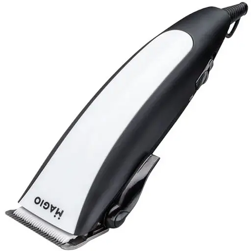 Машинка для стрижки волос Magio МG-582, 25Вт, 4 нас., верхнее лезвие керамическое, нижнее-стальное.
