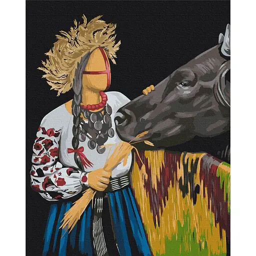 Картина за номерами Хазяюшка Valeriya Macarenco Brushme 40x50 см різнокольорова 000221207