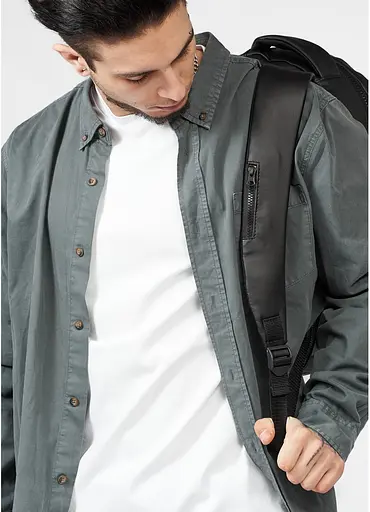 Мужской рюкзак Sambag Zard LZNm черный 43 х 27 х 13 см (25000001m) - фото 5