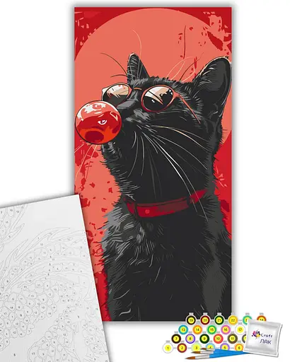 Набор для росписи ArtCraft Классный кот 40 x 80 см (11558-AC) - фото 2