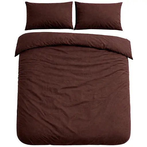 Підковдра Ecotton Євро фланель Dark Brown SB-186 210х220 см коричневий (25554)