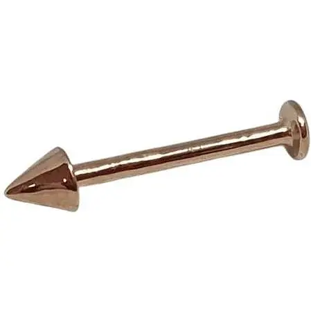 Золота сережка-пирсинг для пірсингу губи Dear. 7016