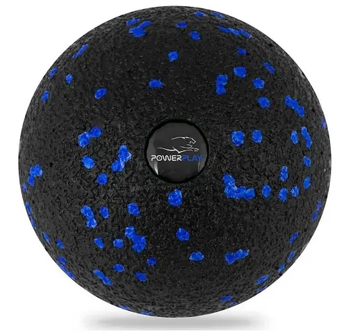 Массажный мяч PowerPlay PP-4351 Epp Massage Ball (d10) Черно/Синий (PP-4351_Blue_d10) - фото 1