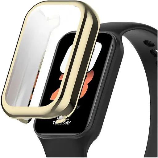 Чохол-накладка DK CDK Silicone Face Case для Xiaomi Mi Band 8 Active (017304) (pale gold) - фото 2