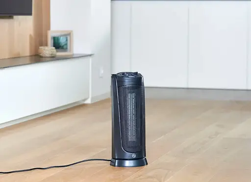 Тепловентилятор BLACK+DECKER 2,0 кВт, площадь обогрева 20 кв.м., напольный, черный (BXSH2002E) - фото 4