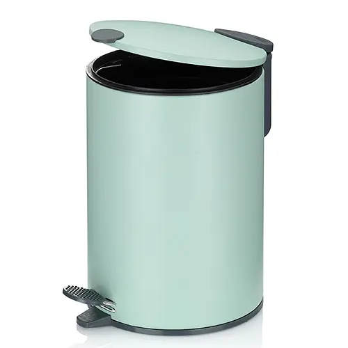 Ведро с педалью Mats, мятное, 3л (23616) - фото 2