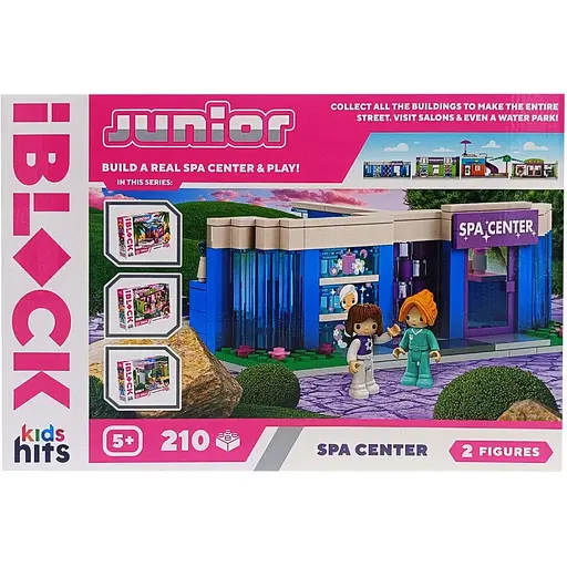 Конструктор детский Спа центр iBlock KH08/004/4 210 деталей - фото 1