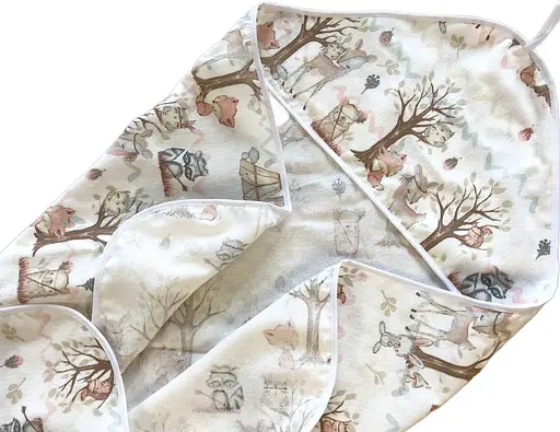 Байковое полотенце Moontime "Лесные звери" - фото 1