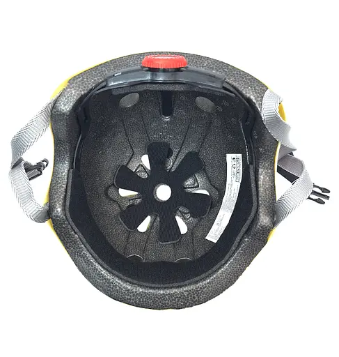 Комплект детский шлем и защита Yongkang GB24429-2009 S (5-9 л) желтый крылья (G0001964) - фото 7