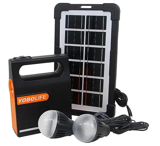 Кемпинговый аккумуляторный фонарь LM-3602 (XHP 30+3xLamp) + солнечная панель + Power Bank (2 режима)