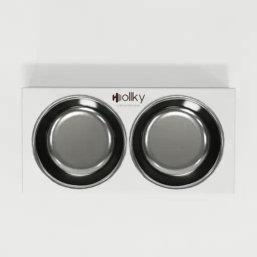 Hollky Base XS — миски на підставці для маленьких собак та котів (2 × 0,25 л) - фото 5