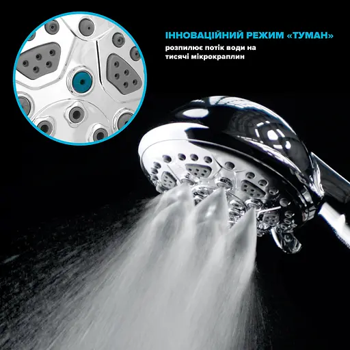 Набор для экономии воды Drop PM2+MULTI100G (лейка для душа + 2 аэратора) - Экономия 66% - фото 3