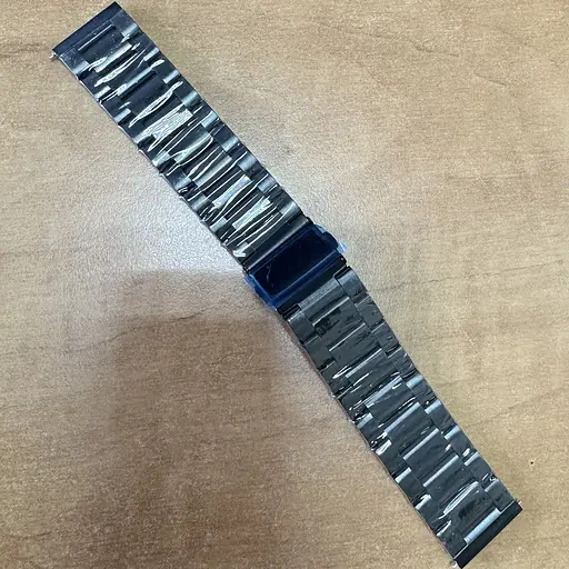 Ремешок металлический черный размер 20 - фото 4