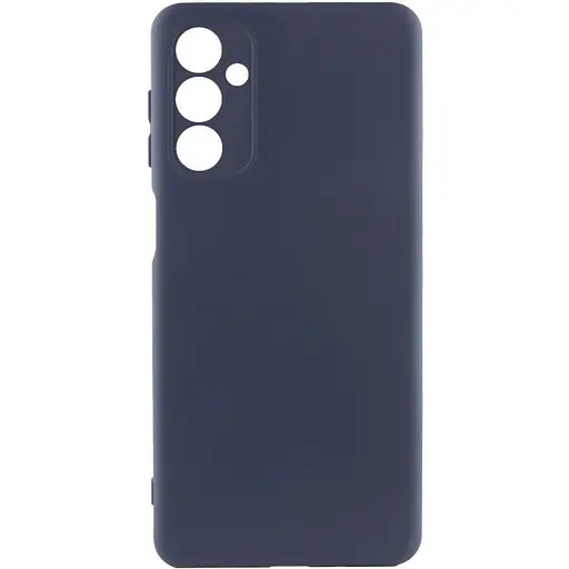 Чехол TPU Getman Liquid Silk Full Camera для Samsung Galaxy A05s Синий / Midnight Blue