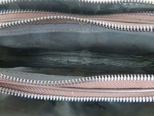 Кожаная барсетка Mykhail Ikhtyar на три отдела под крокодила коричневая sum0028927 - фото 7