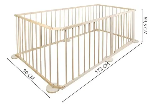 Манеж Lionelo дерев'яний 6 панелей - фото 9