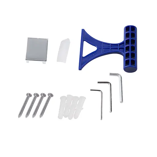 Душевая перегородка Qtap Walk-In Standard CRM201.C8 100x190 см, стекло Clear 8 мм, покрытия CalcLess, универсальная, прозрачный - фото 6