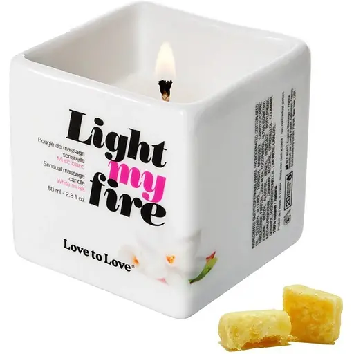 Массажная свеча Love To Love Light My Fire Musc (80 мл) - фото 2