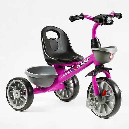 Велосипед триколісний Best Trike, EVA колеса 12’’, 10’’, музика, 2 кошики, BS-44101