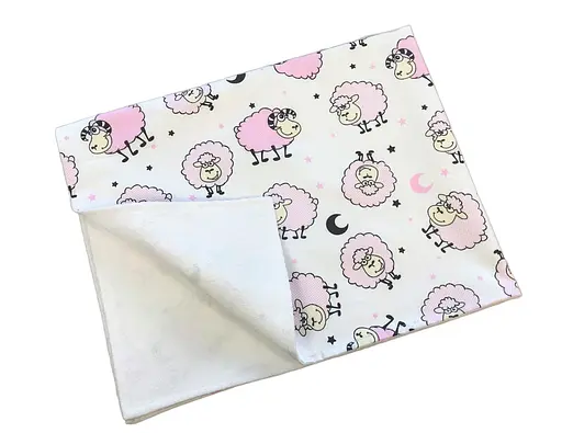 Непромокаемая пеленка Moontime "Овечки розовые" - фото 1