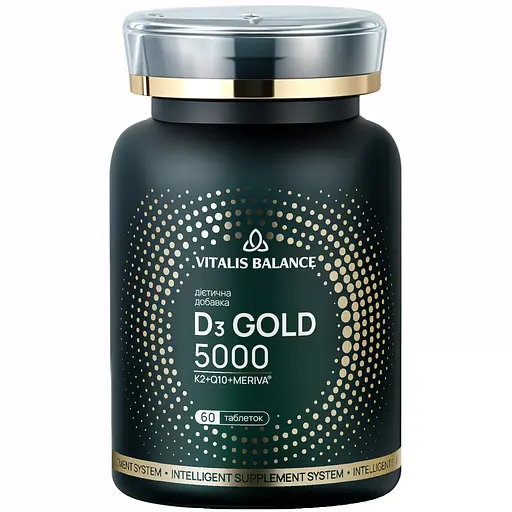Дієтична добавка Vitalis Balance D3 Gold 5000 30 таблеток (2370038) - фото 1