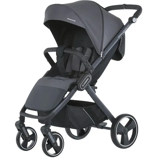 Детская прогулочная коляска-книга El Camino ME 1053-3 Dynamic Pro Charcoal Серая