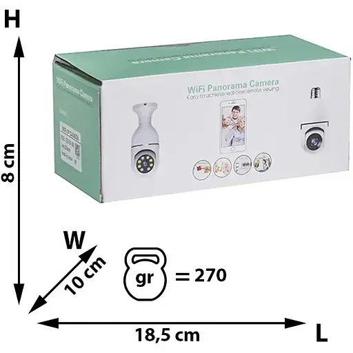 Внешняя Wi-Fi камера Happy Home E280-1080P на 2 мегапикселя - фото 4