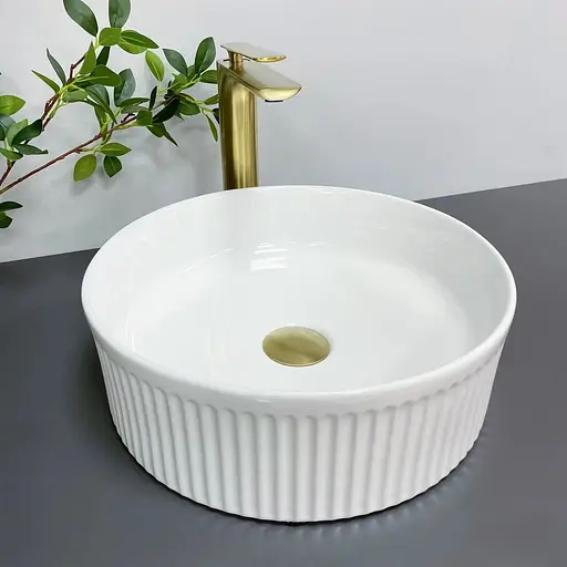 Умивальник VBI Brindisi white накладний VBI-014100, Білий - фото 1