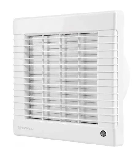 Вентилятор бытовой вытяжной Vents 150 МА с жалюзями Белый 30412 - фото 1