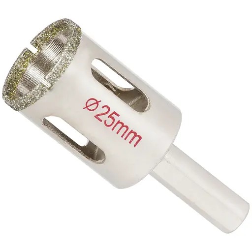 Коронка алмазная по керамике и стеклу Sigma 25 мм (1541251) - фото 1